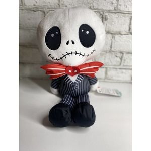 Nightmare Before Christmas Valentine 16" Plush Jack Skellington Disney NWT